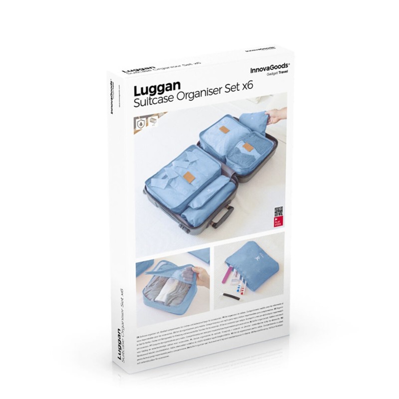 Ensemble Sacs de Rangement Luggan InnovaGoods 6 Pièces