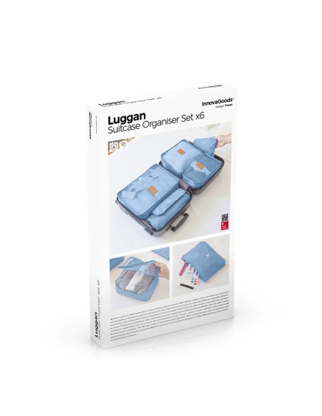 Ensemble Sacs de Rangement Luggan InnovaGoods 6 Pièces