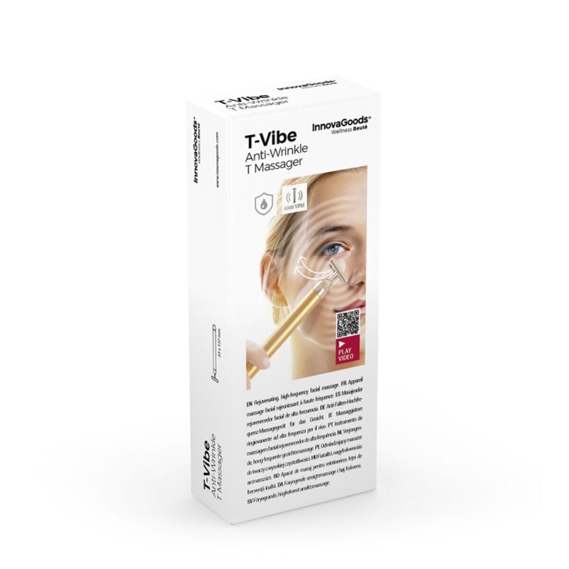 Masseur haute fréquence T‑Vibe InnovaGoods – Rajeunissement visage
