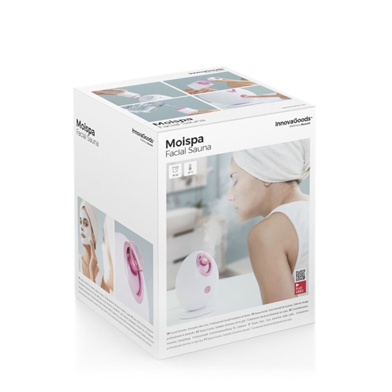 Sauna facial Moispa InnovaGoods – Ouverture pores et soin profond