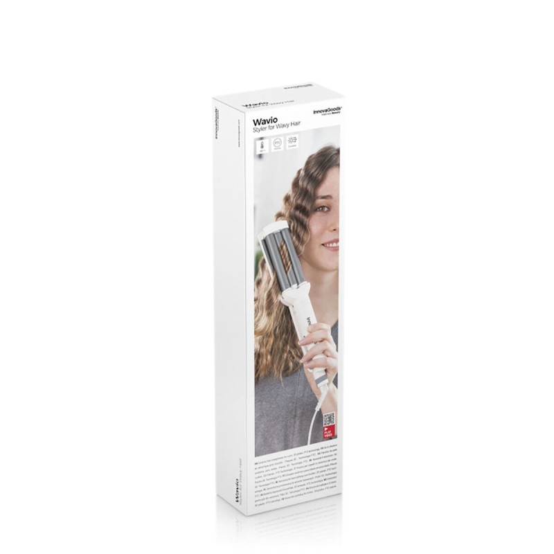 Lisseur boucles céramique Wavio InnovaGoods 55 W – Lissage et ondulation 2‑en‑1