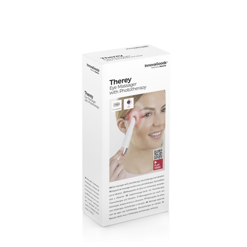 Masseur oculaire anti‑âge Therey InnovaGoods – Photothérapie + chaleur + vibration