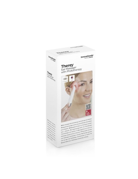 Masseur oculaire anti‑âge Therey InnovaGoods – Photothérapie + chaleur + vibration
