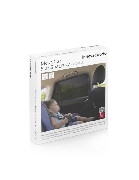 Parasol UVlock InnovaGoods – pack 2 unités