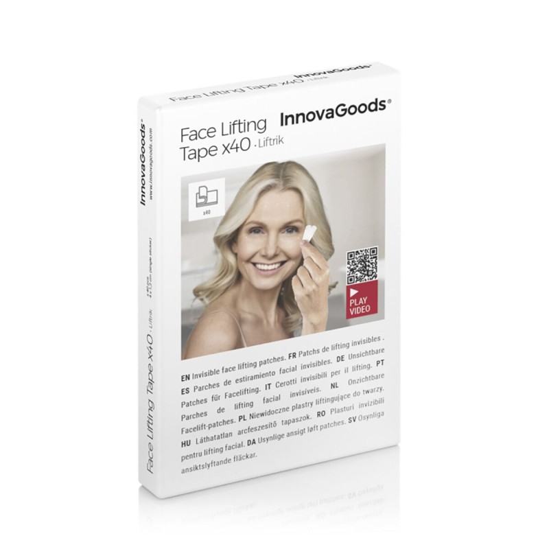 Patchs lifting facial Liftrik InnovaGoods (40 unités) – Effet tenseur immédiat