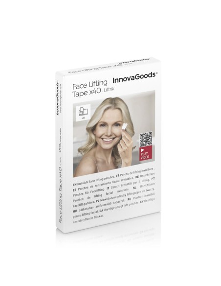 Patchs lifting facial Liftrik InnovaGoods (40 unités) – Effet tenseur immédiat
