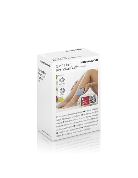 Épilateur exfoliant nanocristaux Frepil InnovaGoods – Épilation douce sans douleur