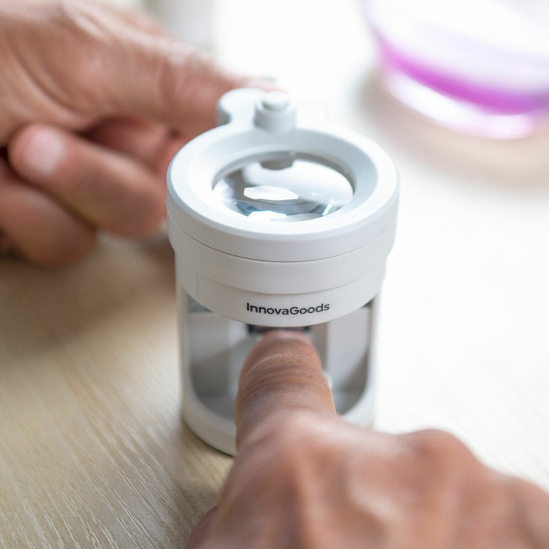 Coupe‑ongles LED + loupe Clail InnovaGoods – Coupe précise et éclairée