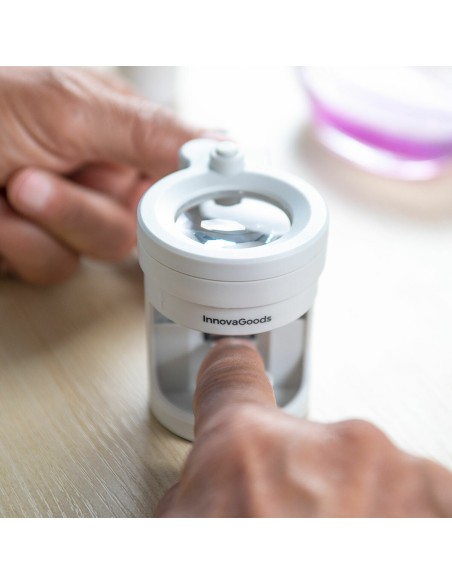 Coupe‑ongles LED + loupe Clail InnovaGoods – Coupe précise et éclairée