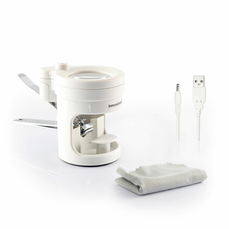 Coupe‑ongles LED + loupe Clail InnovaGoods – Coupe précise et éclairée