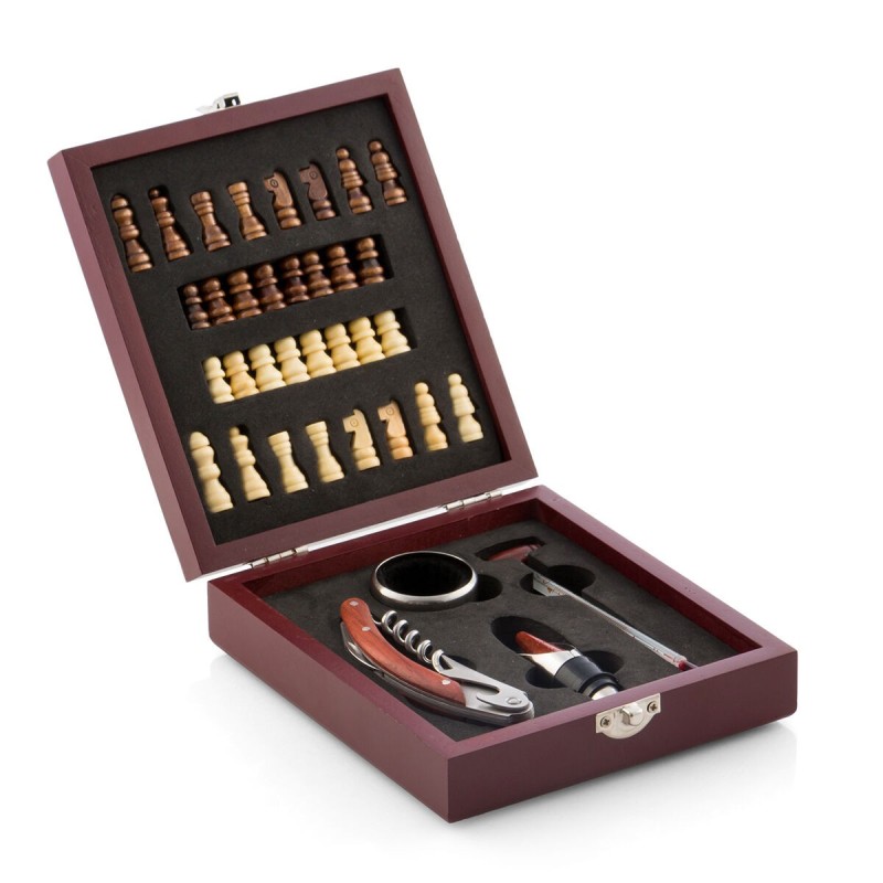 Coffret vin & échecs 37 pièces – Cadeau original