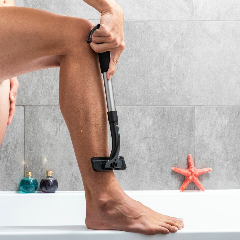 Rasoir corps manche extensible Extaver InnovaGoods – Zones difficiles accessibles