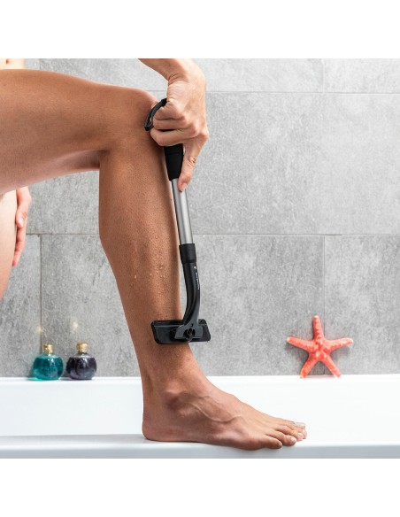 Rasoir corps manche extensible Extaver InnovaGoods – Zones difficiles accessibles