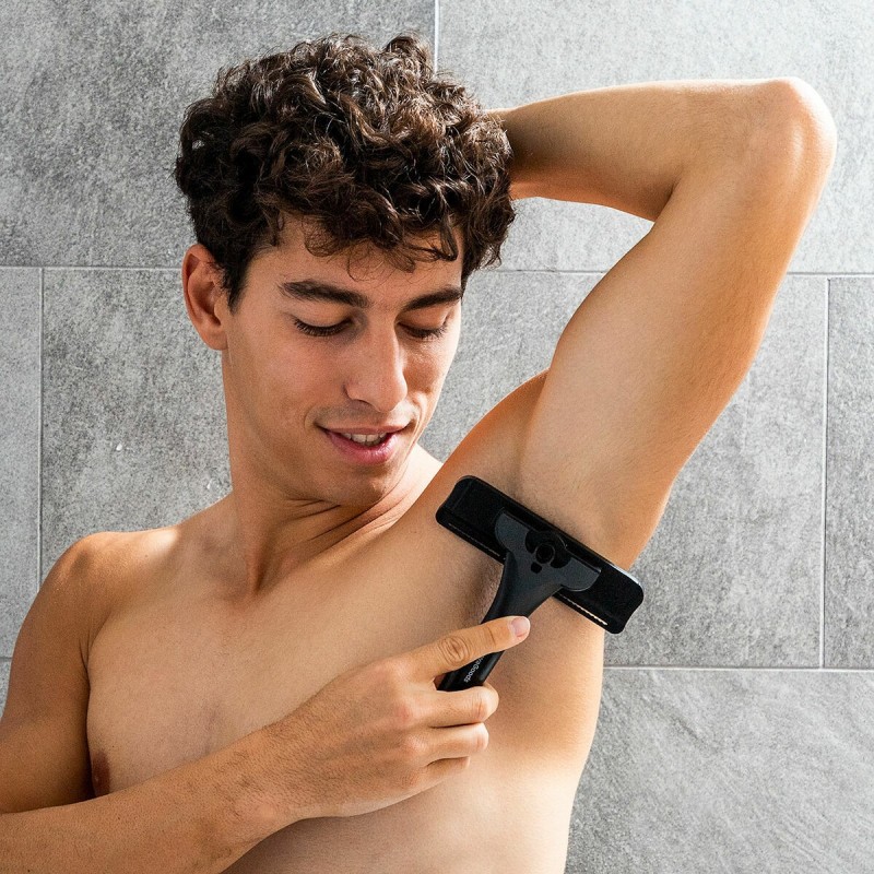 Rasoir corps manche extensible Extaver InnovaGoods – Zones difficiles accessibles