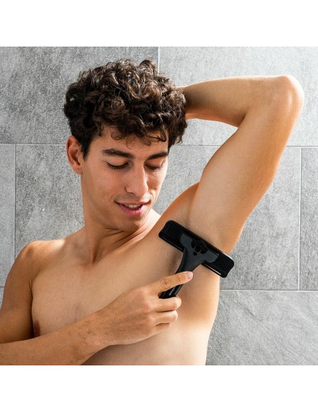 Rasoir corps manche extensible Extaver InnovaGoods – Zones difficiles accessibles