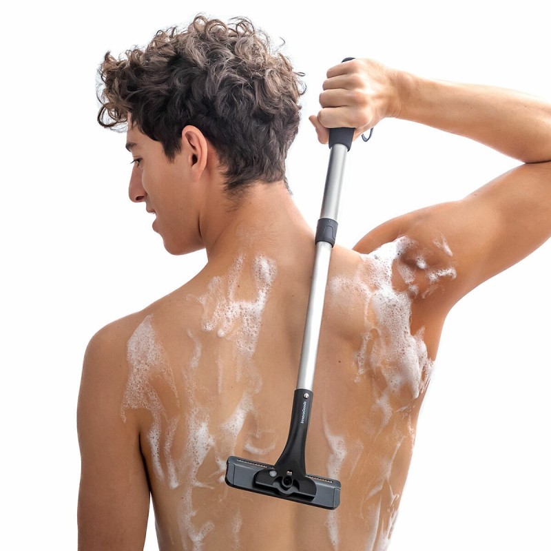 Rasoir corps manche extensible Extaver InnovaGoods – Zones difficiles accessibles