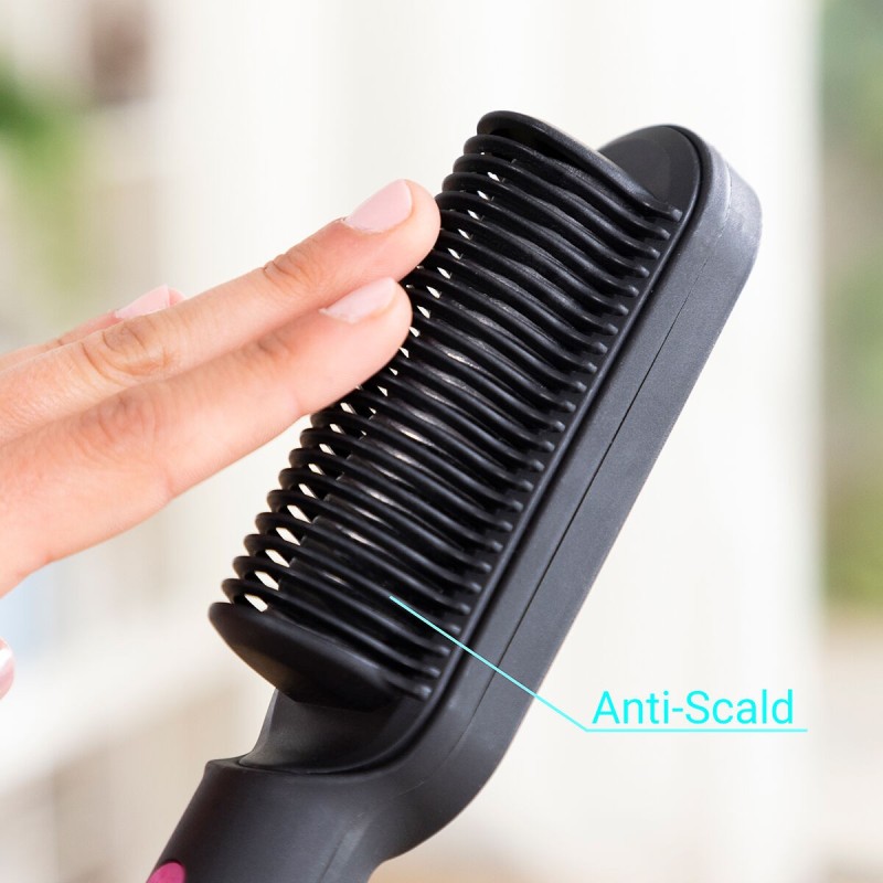 Brosse lissante céramique Cestrus InnovaGoods – Lissage rapide et anti‑frisottis