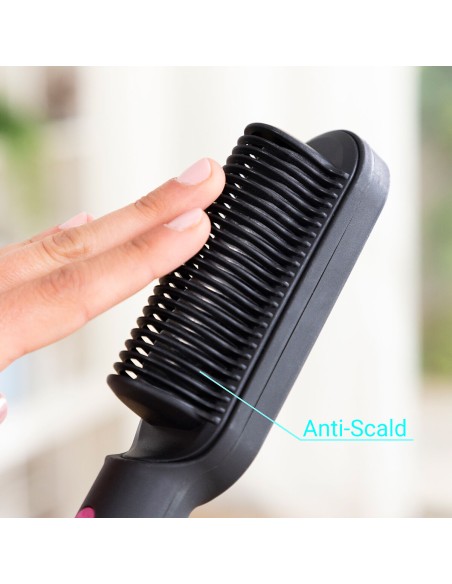 Brosse lissante céramique Cestrus InnovaGoods – Lissage rapide et anti‑frisottis