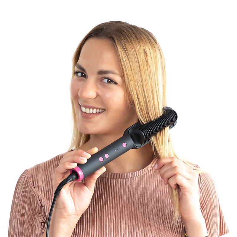 Brosse lissante céramique Cestrus InnovaGoods – Lissage rapide et anti‑frisottis