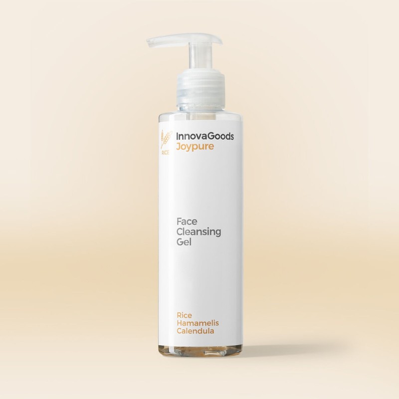 Gel nettoyant visage Rice Joypure InnovaGoods 200 ml – Pureté et douceur