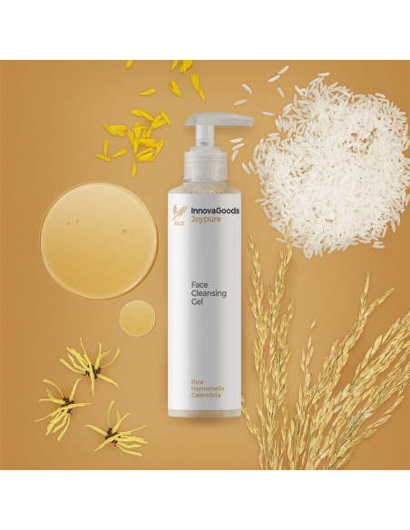 Gel nettoyant visage Rice Joypure InnovaGoods 200 ml – Pureté et douceur