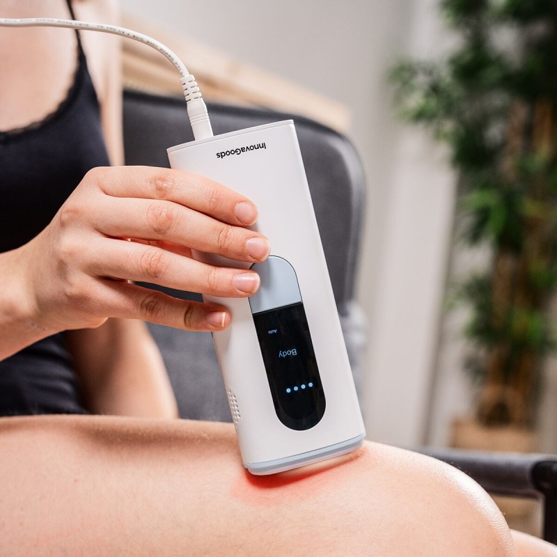 Épilateur lumière pulsée froid Kulepil InnovaGoods – IPL + fonction refroidissement