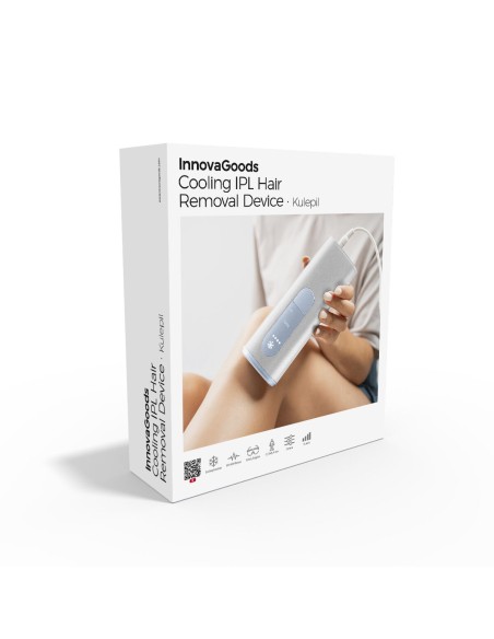 Épilateur lumière pulsée froid Kulepil InnovaGoods – IPL + fonction refroidissement
