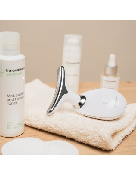 Appareil massage facial LED + EMS Selora InnovaGoods – Raffermissement visage et cou